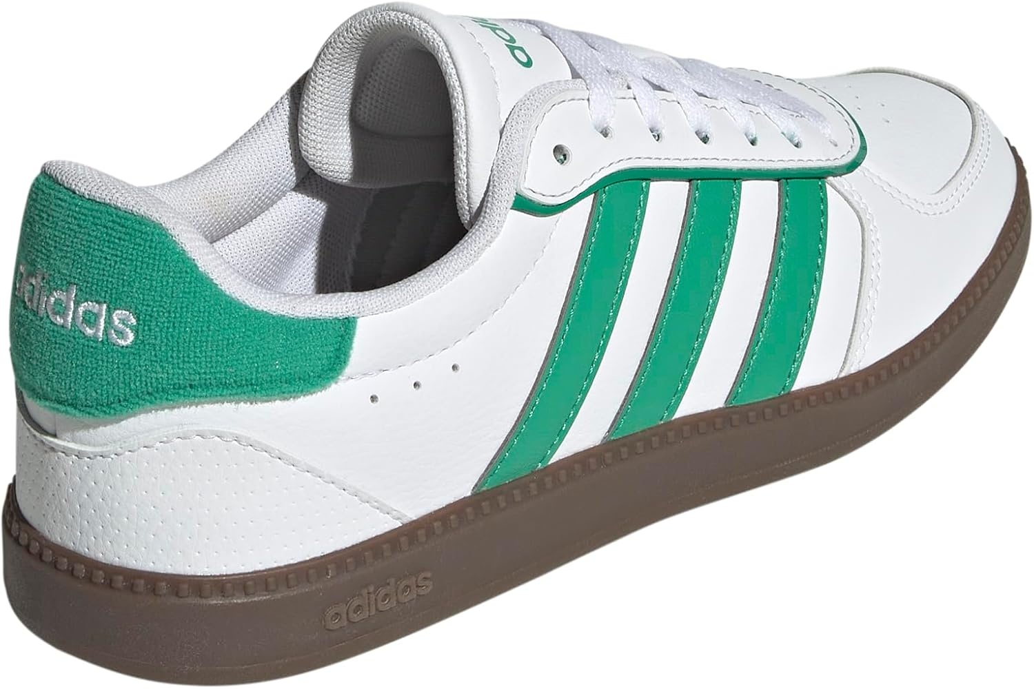 image:imageadidas Womens Breaknet Sleek SneakersWhiteSemi Court GreenGum