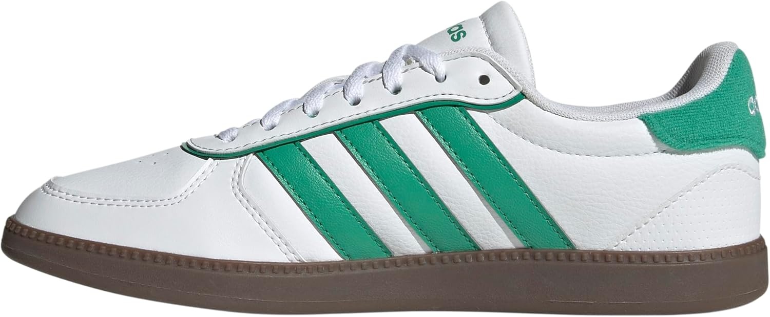 image:imageadidas Womens Breaknet Sleek SneakersWhiteSemi Court GreenGum