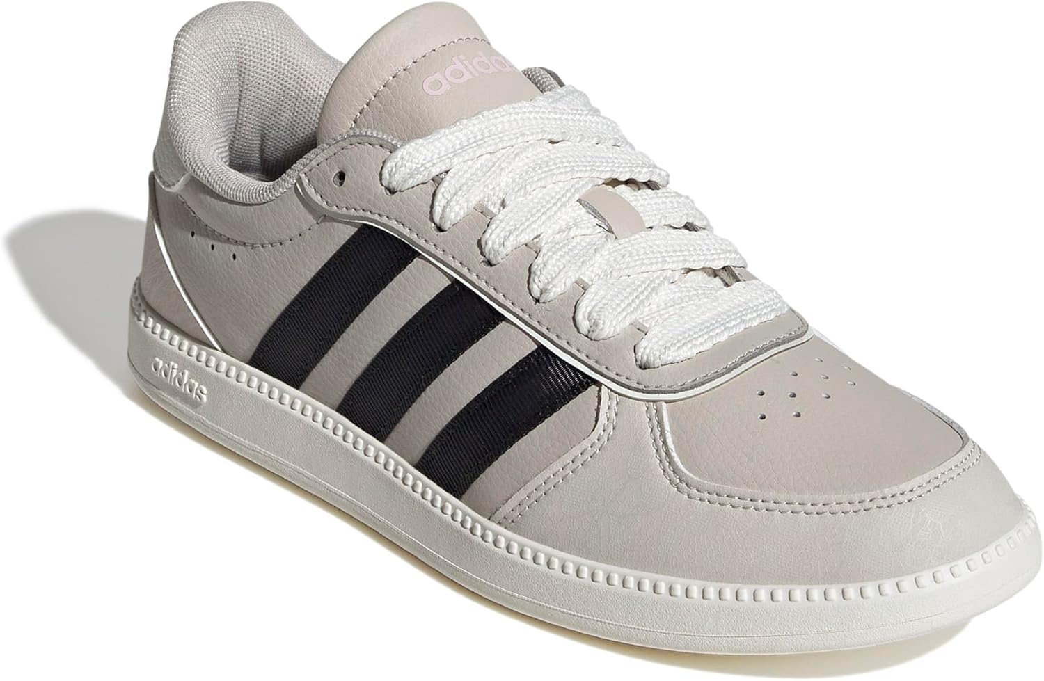 image:imageadidas Womens Breaknet Sleek SneakersWonder AluminaBlackClear Pink