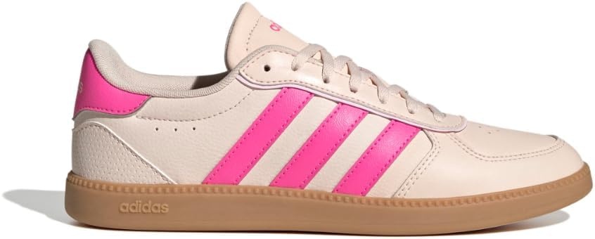 image:imageadidas Womens Breaknet Sleek SneakersWonder QuartzLucid PinkGum