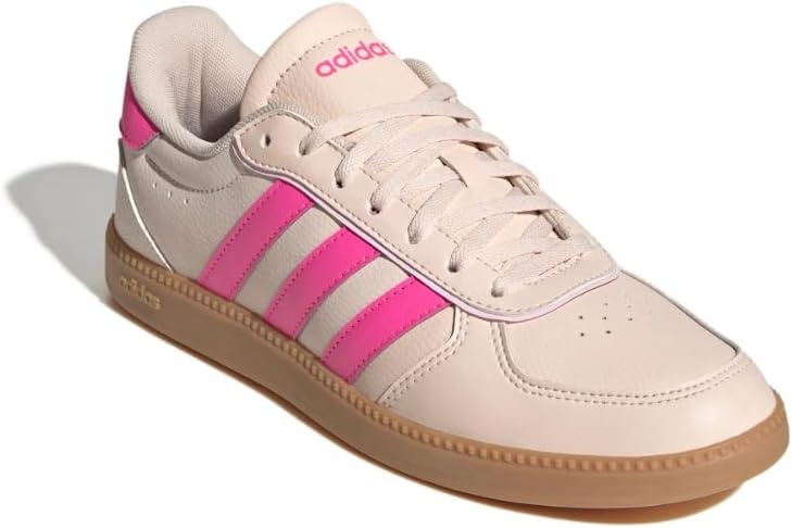 image:imageadidas Womens Breaknet Sleek SneakersWonder QuartzLucid PinkGum