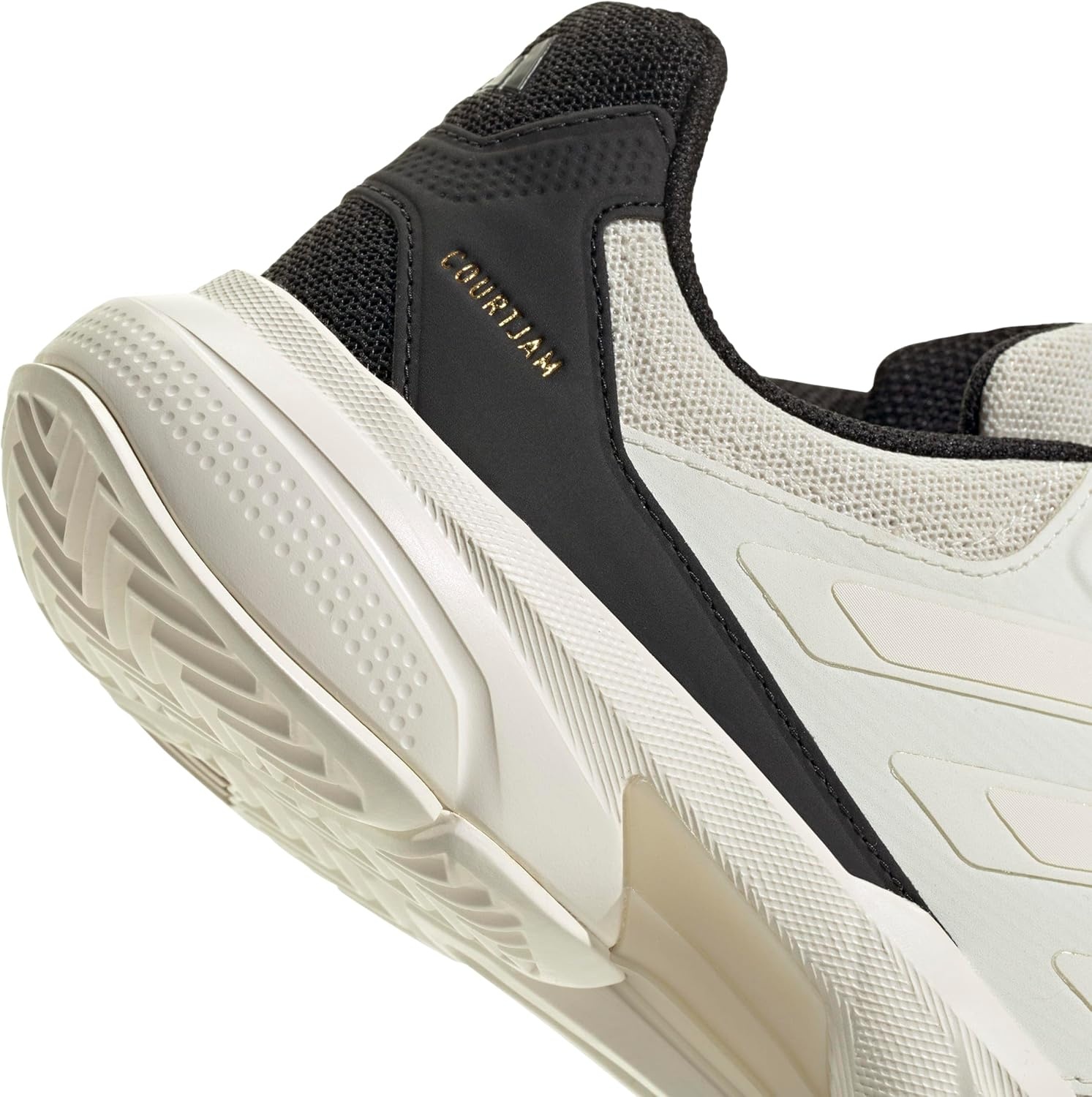 image:imageadidas Womens Courtjam Control 3 Tennis Sneakers Shoes WhiteOff WhiteOff WhiteChampagne Metallic