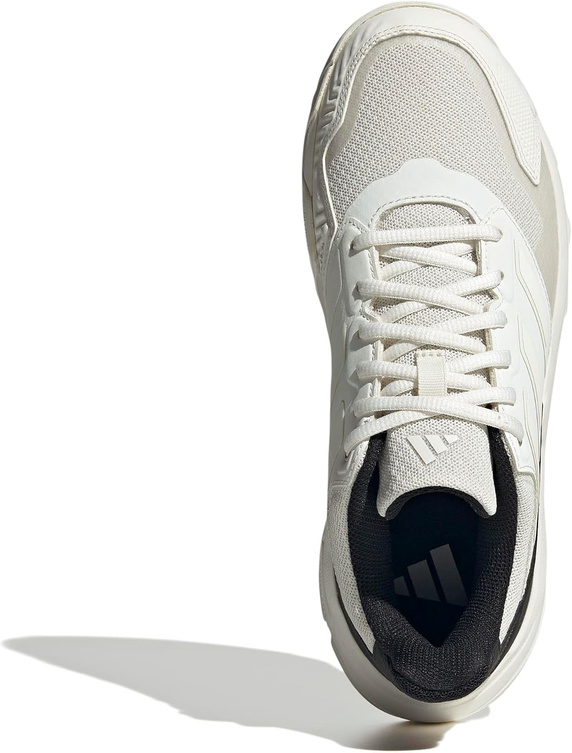 image:imageadidas Womens Courtjam Control 3 Tennis Sneakers Shoes WhiteOff WhiteOff WhiteChampagne Metallic