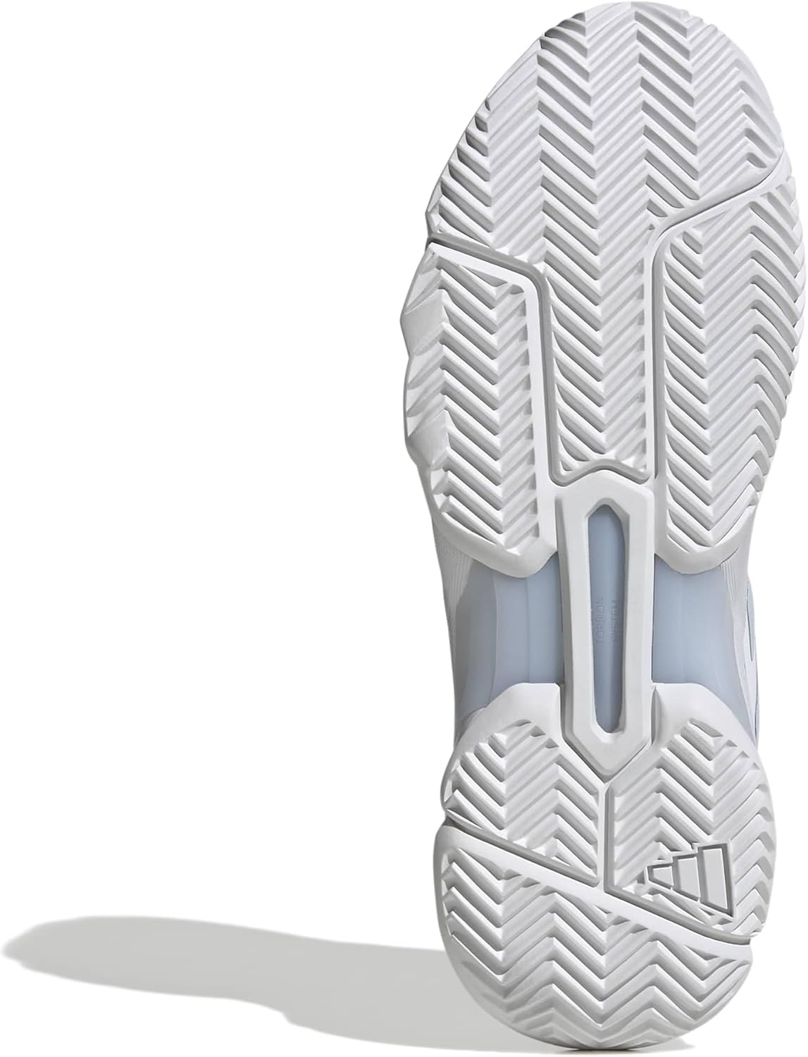 image:imageadidas Womens Courtjam Control 3 Tennis Sneakers Shoes WhiteWhiteSilver Metallic