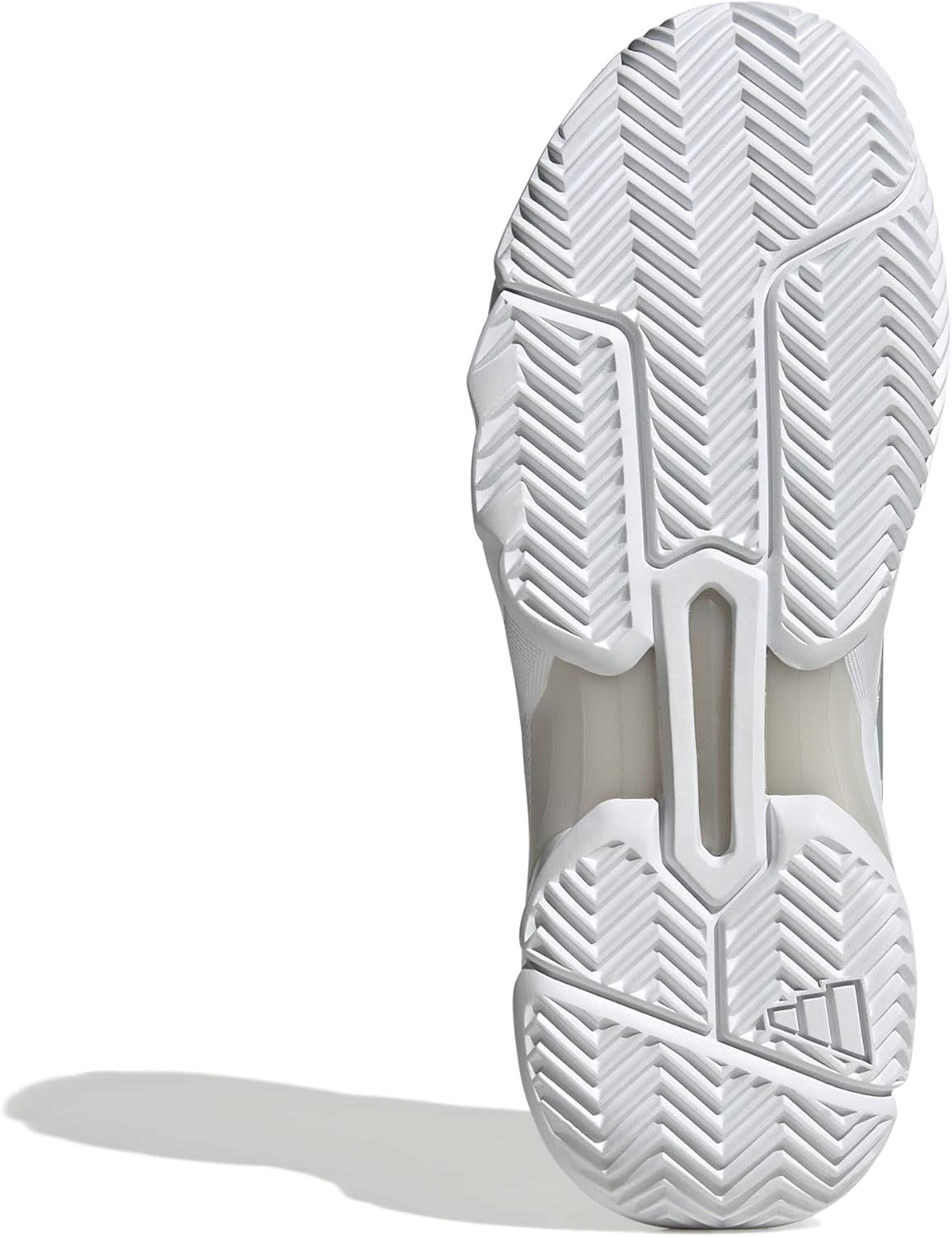 image:imageadidas Womens Courtjam Control 3 Tennis Sneakers Shoes WhiteWhiteSilver MetallicGrey