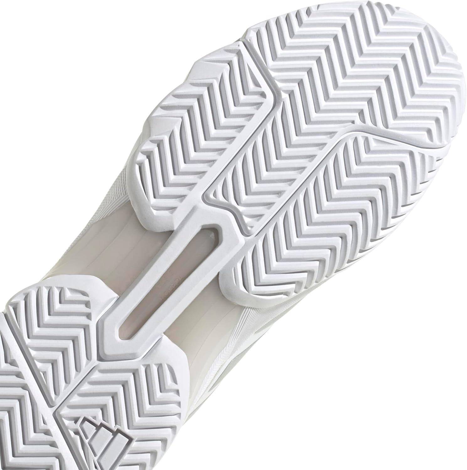 image:imageadidas Womens Courtjam Control 3 Tennis Sneakers Shoes WhiteWhiteSilver MetallicGrey