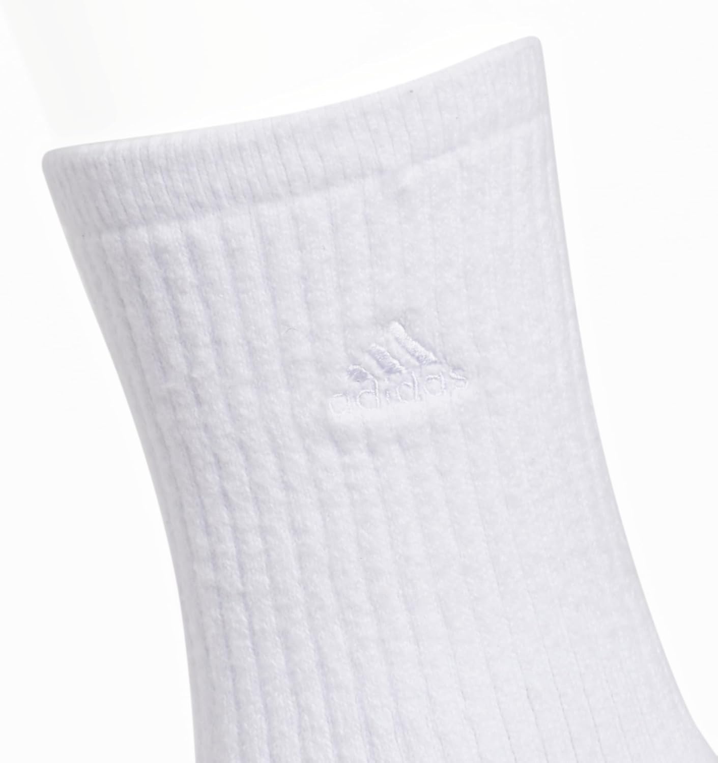 image:imageadidas Womens Cushioned Comfort Socks 3 Pairs Super Soft amp CozyCrew1WhiteBlackClear Onix Grey