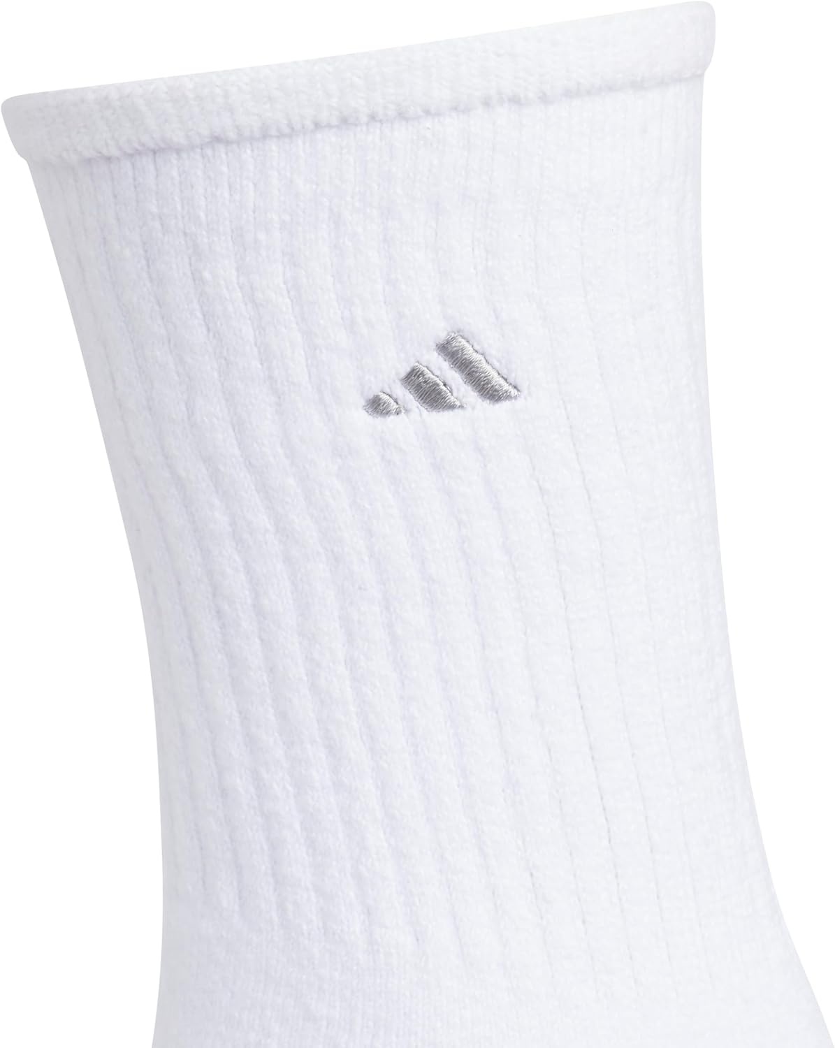 image:imageadidas Womens Cushioned Comfort Socks 3 Pairs Super Soft amp CozyCrew3WhiteClear Onix GreyBlack