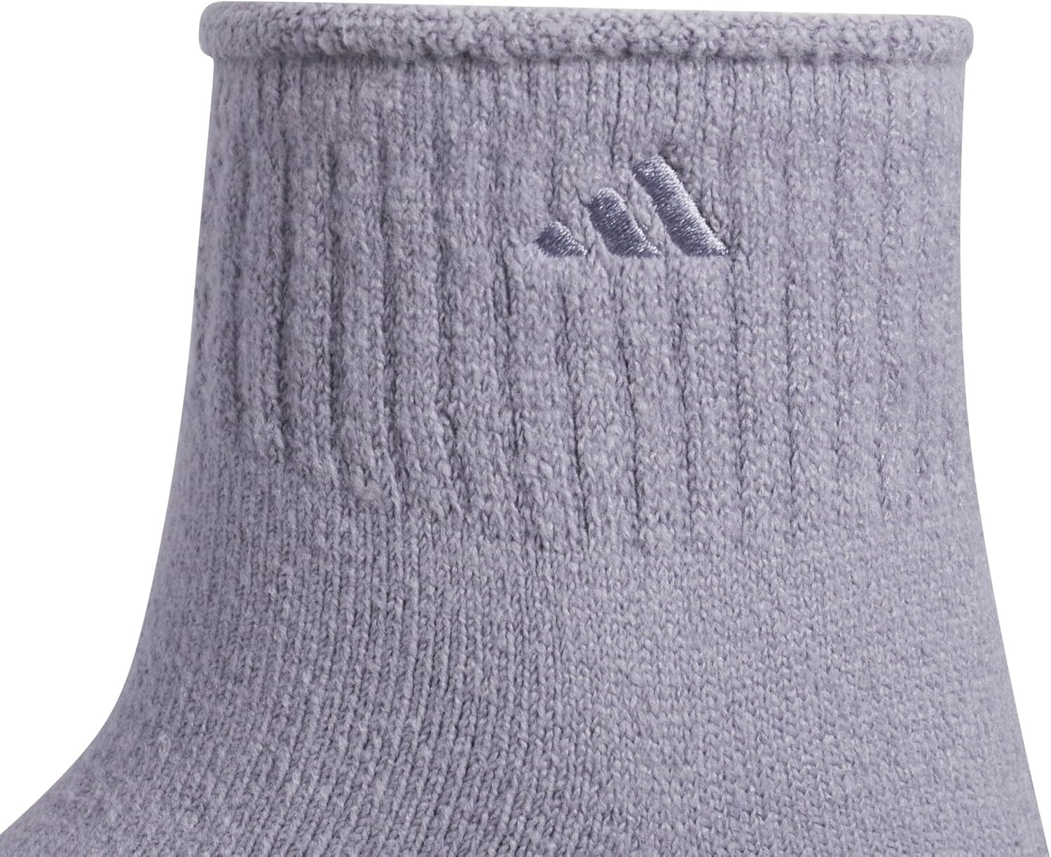 image:imageadidas Womens Cushioned Comfort Socks 3 Pairs Super Soft amp CozyQuarter1Slate GreyCool Light HeatherFrozen Purple