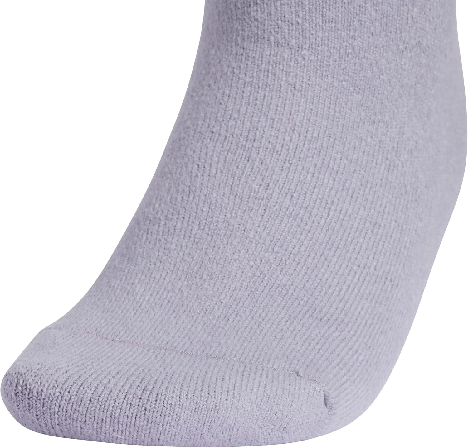 image:imageadidas Womens Cushioned Comfort Socks 3 Pairs Super Soft amp CozyQuarter1Slate GreyCool Light HeatherFrozen Purple