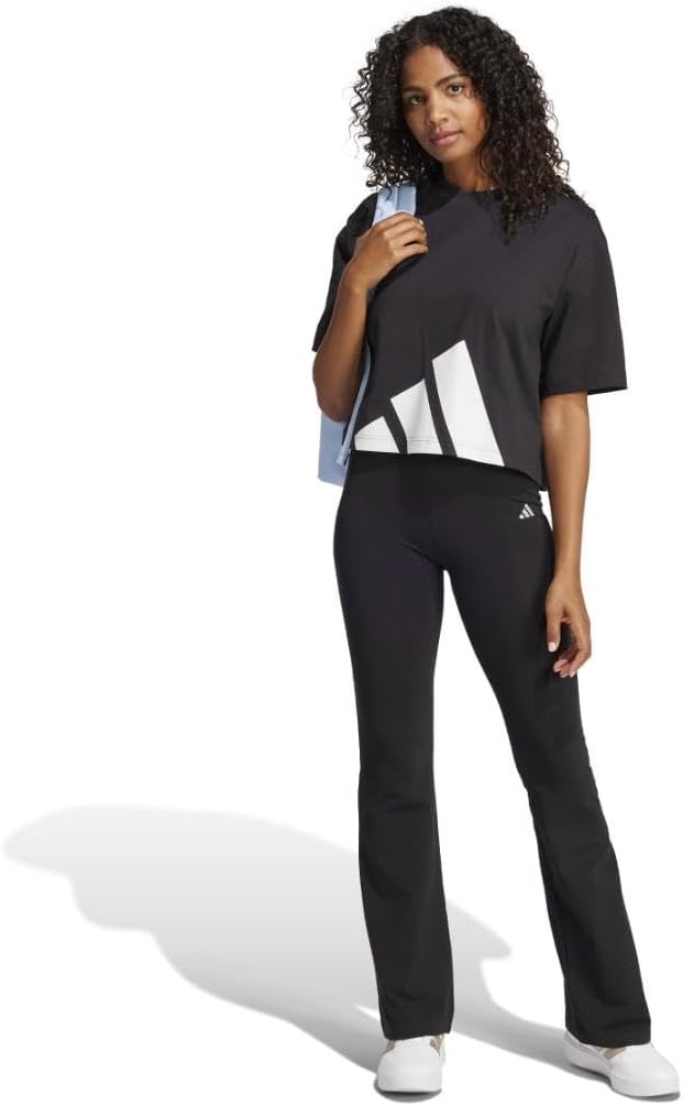 image:imageadidas Womens Essentials Big Logo Boyfriend TShirtBlackWhite