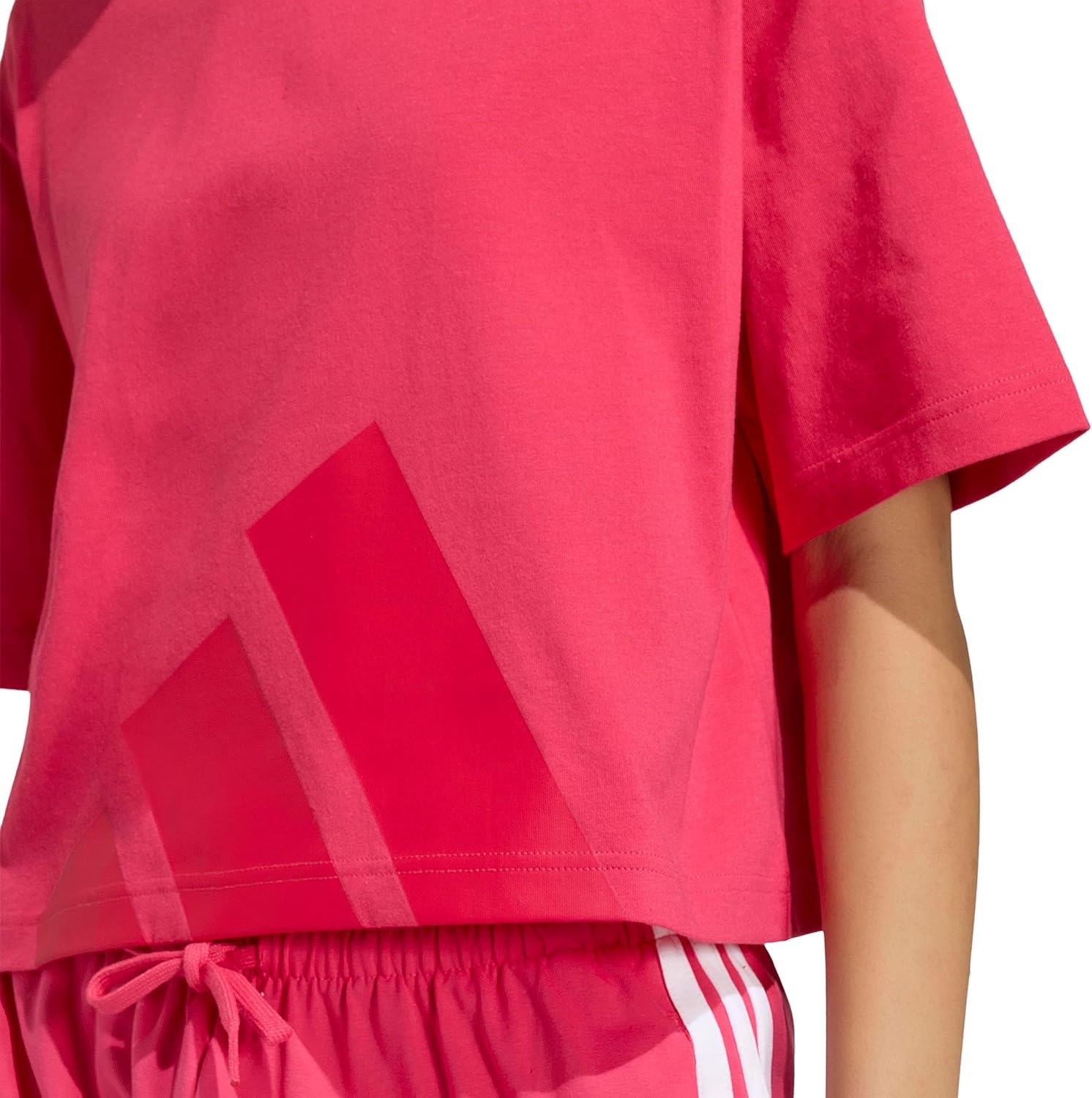 image:imageadidas Womens Essentials Big Logo Boyfriend TShirtPower PinkEnergy Pink