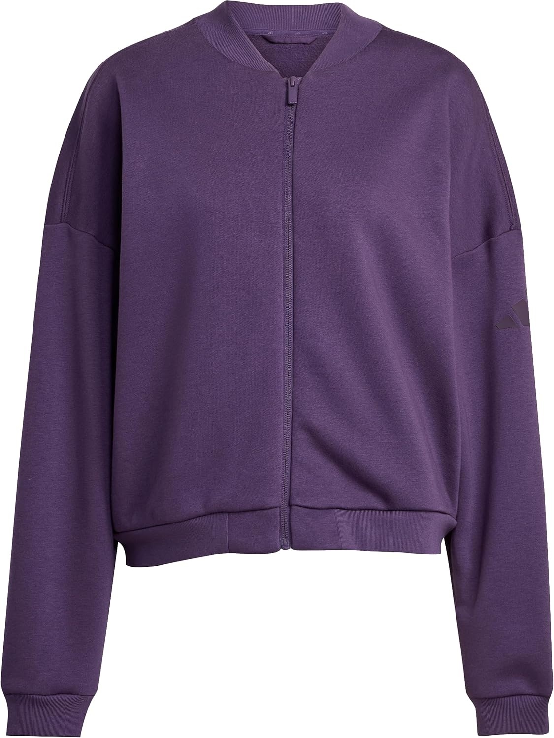 image:imageadidas Womens Essentials Contemporary Logo Bomber JacketAurora Plum