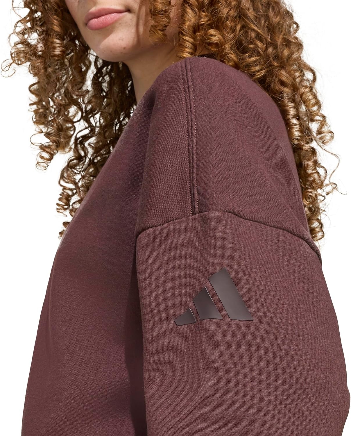 image:imageadidas Womens Essentials Contemporary Logo Bomber JacketShadow Brown