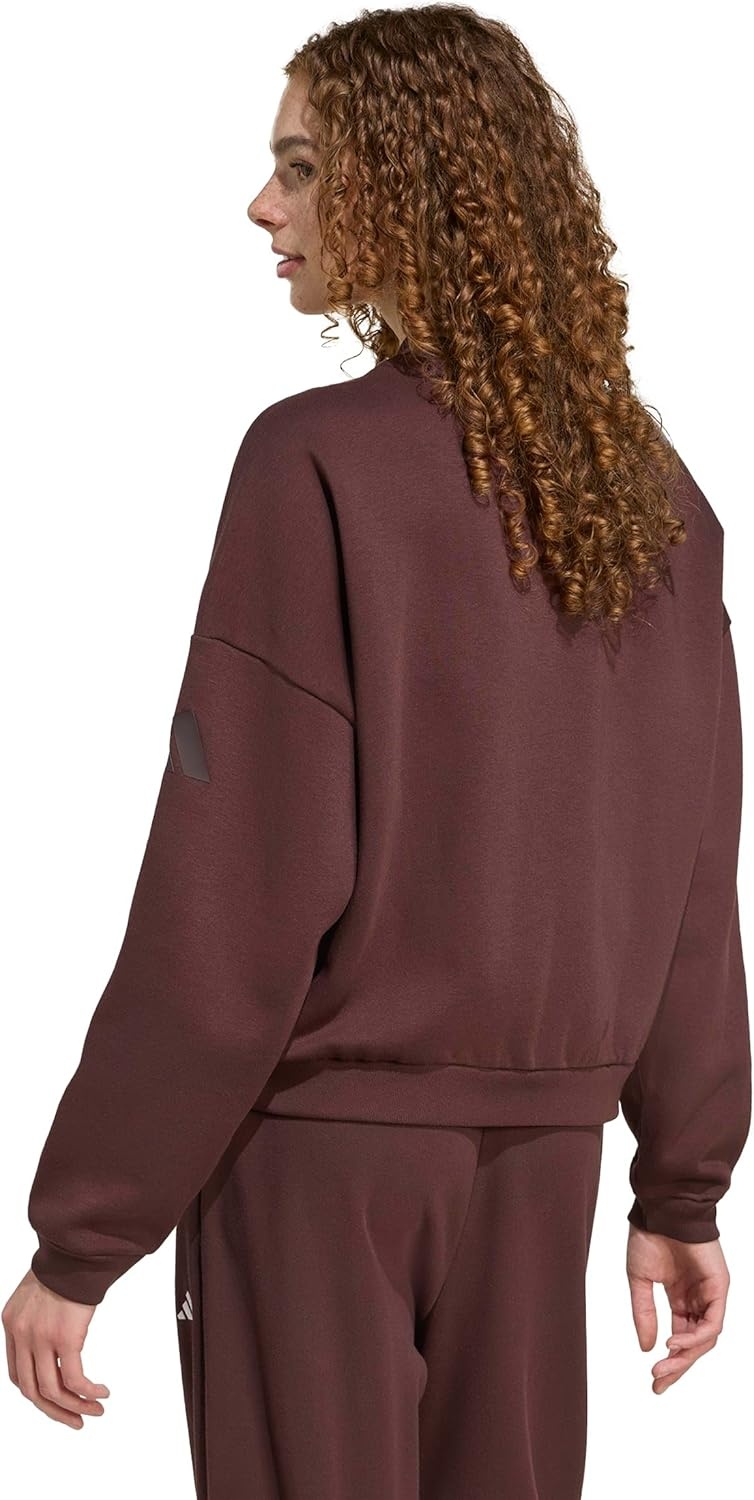image:imageadidas Womens Essentials Contemporary Logo Bomber JacketShadow Brown