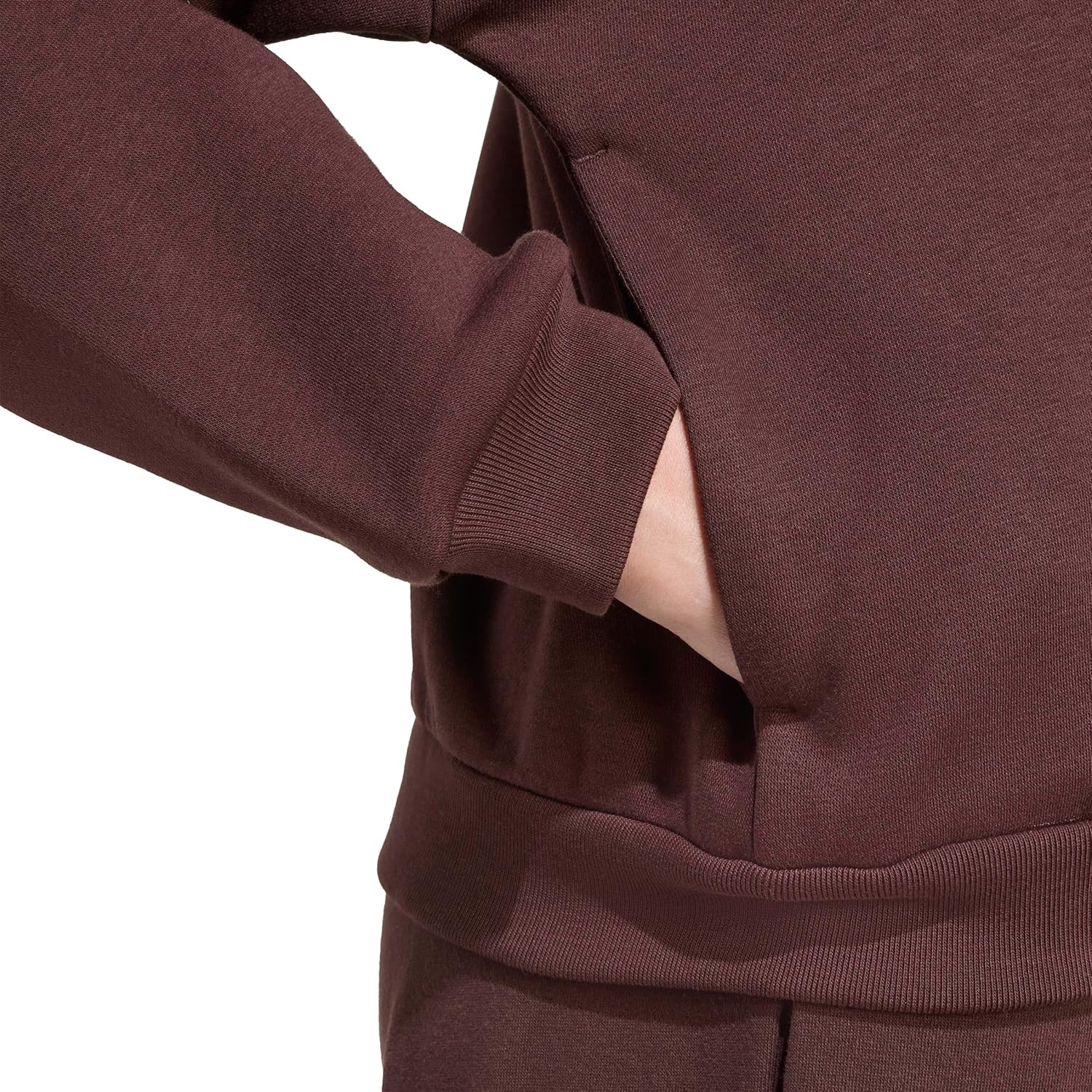 image:imageadidas Womens Essentials Contemporary Logo Bomber JacketShadow Brown