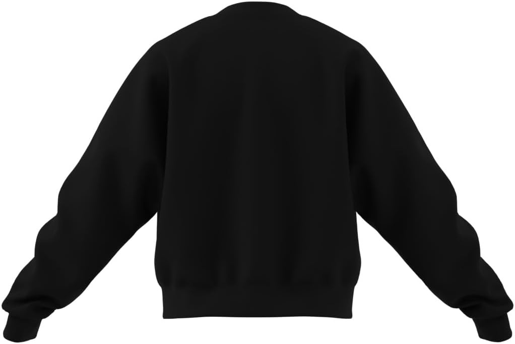 image:imageadidas Womens Essentials Small Logo FeelCozy SweatshirtBlackWhite