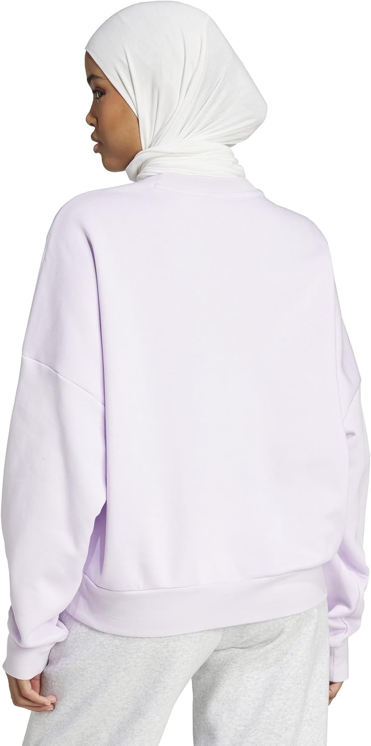 image:imageadidas Womens Essentials Small Logo FeelCozy SweatshirtIce LavenderBliss Lilac