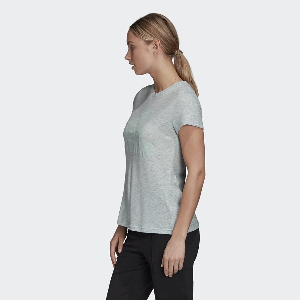 image:imageadidas Womens Essentials Winners TShirtGreen Tint Melange