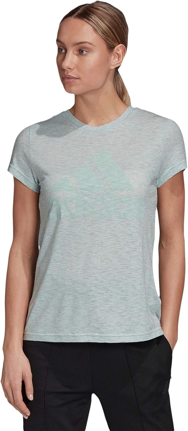 image:imageadidas Womens Essentials Winners TShirtGreen Tint Melange