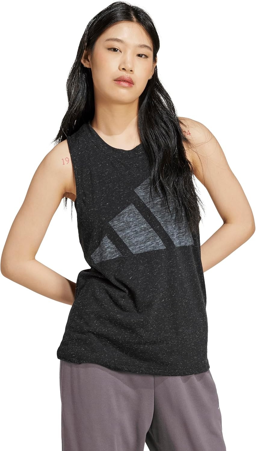 image:imageadidas Womens Essentials Winners Tank TopBlackWhite
