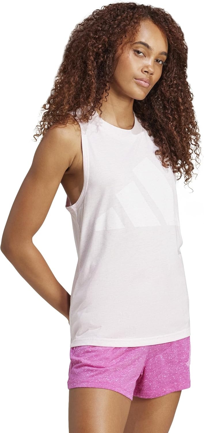 image:imageadidas Womens Essentials Winners Tank TopClear PinkWhite
