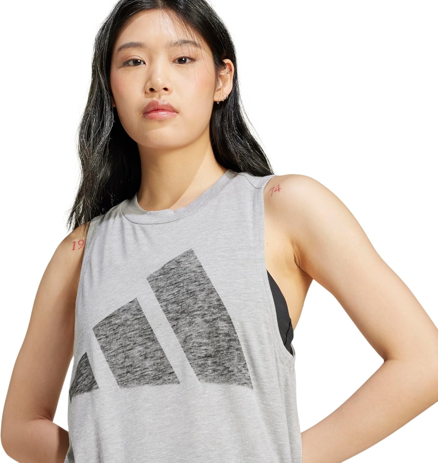 image:imageadidas Womens Essentials Winners Tank TopSolid GreyBlack