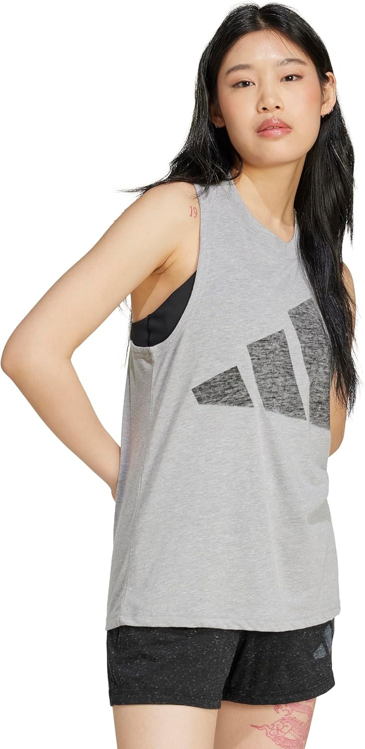 image:imageadidas Womens Essentials Winners Tank TopSolid GreyBlack
