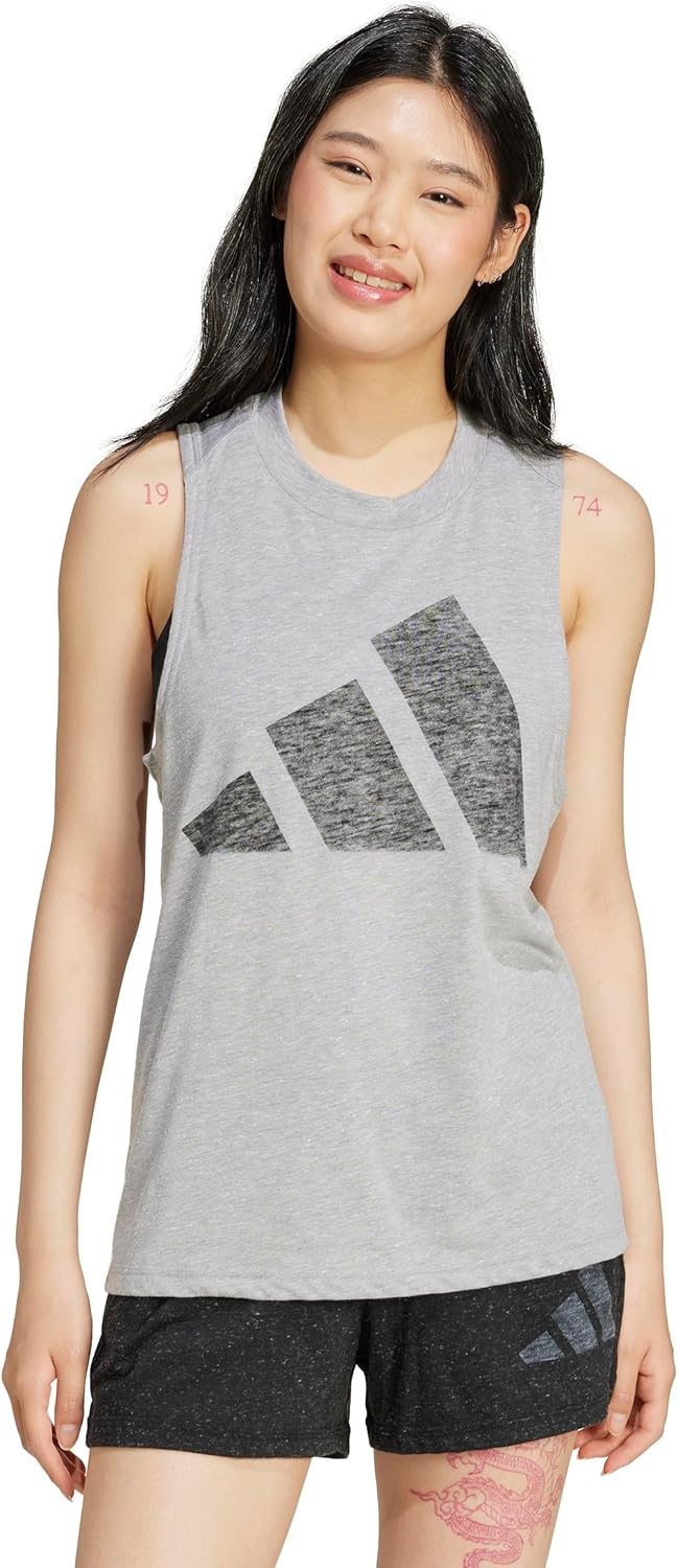 image:imageadidas Womens Essentials Winners Tank TopSolid GreyBlack