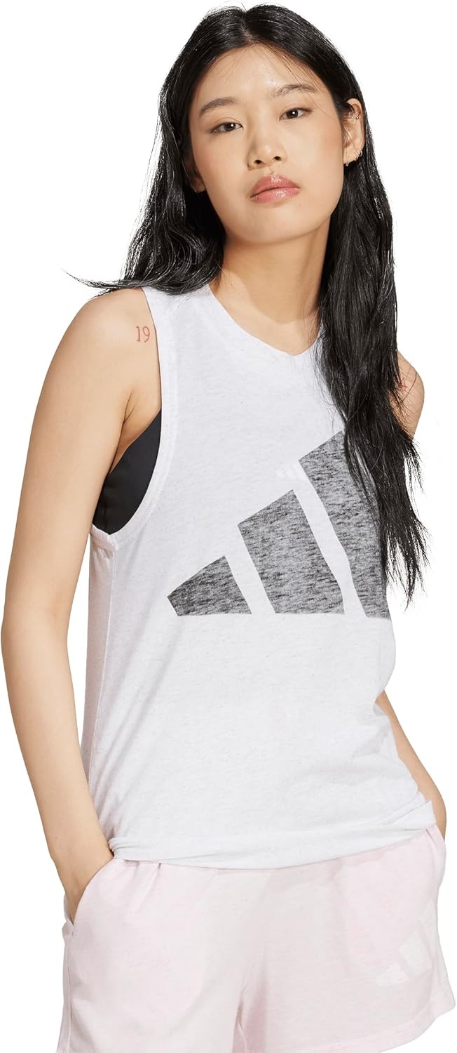 image:imageadidas Womens Essentials Winners Tank TopWhiteBlack