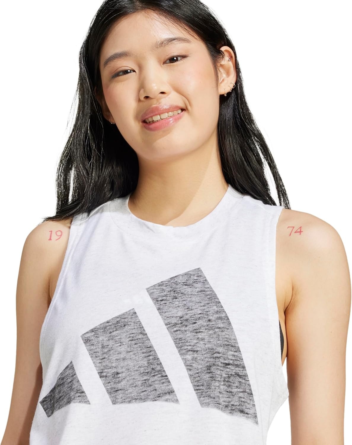 image:imageadidas Womens Essentials Winners Tank TopWhiteBlack