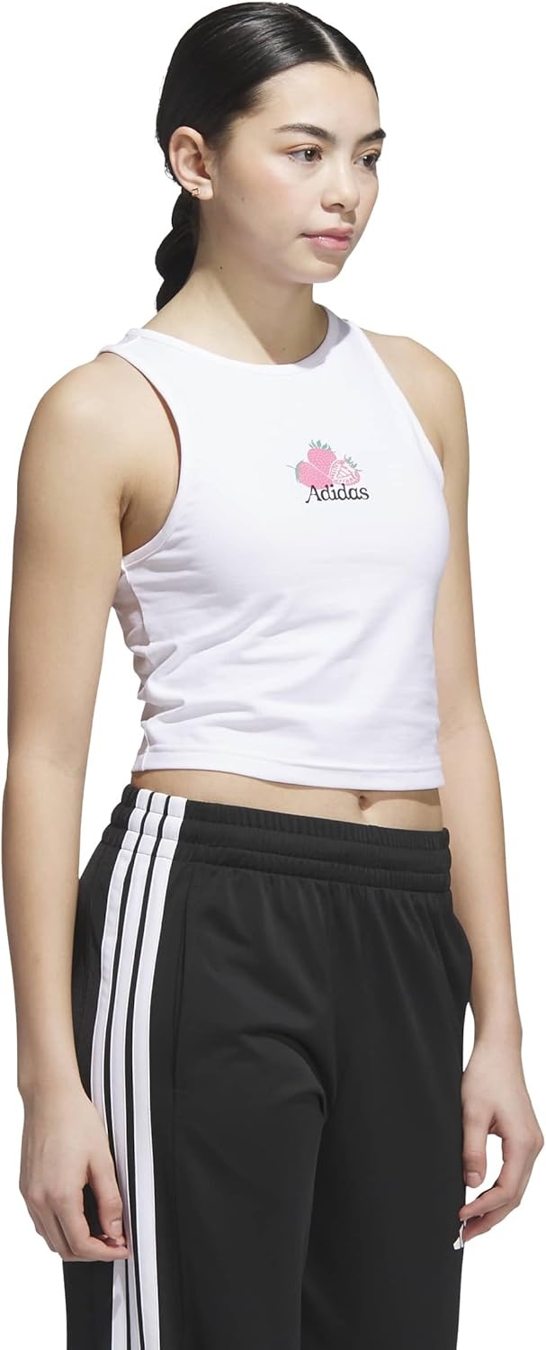 image:imageadidas Womens Farmers Market Graphic Tank TopWhite