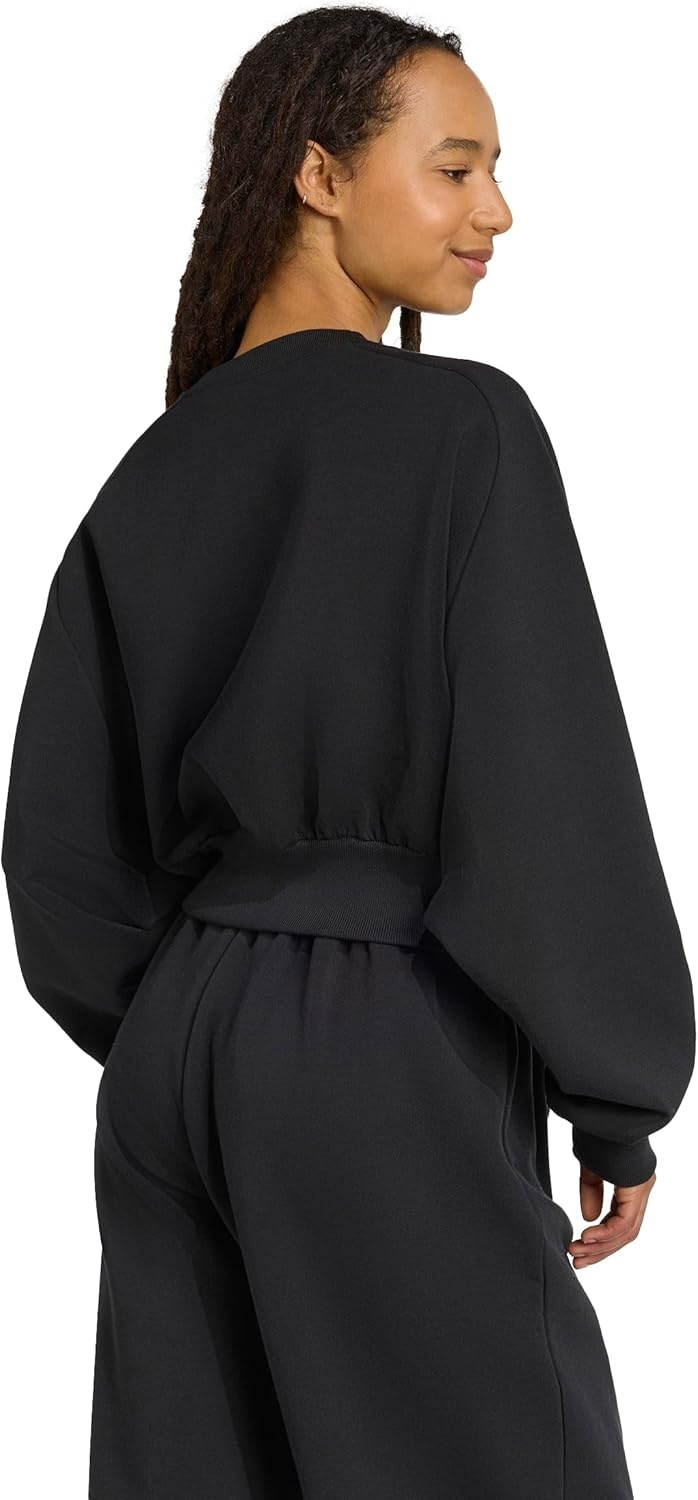image:imageadidas Womens Soft Lux Loose SweatshirtBlack