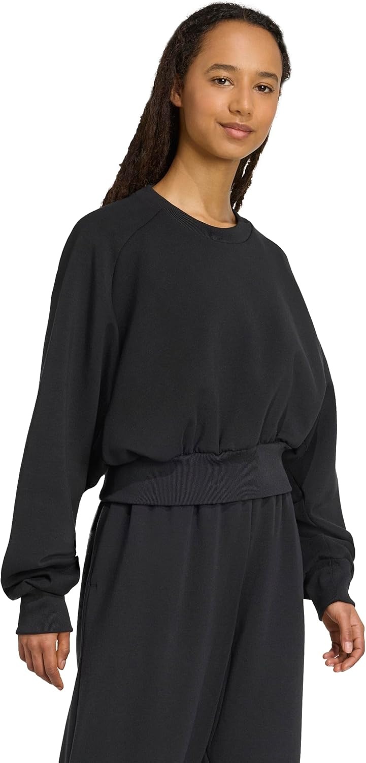 image:imageadidas Womens Soft Lux Loose SweatshirtBlack