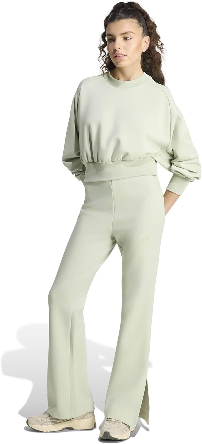image:imageadidas Womens Soft Lux Loose SweatshirtHalo Green