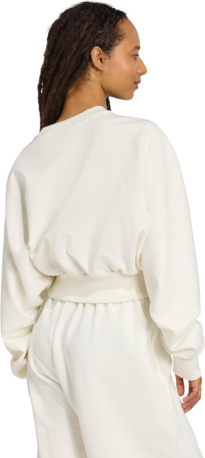 image:imageadidas Womens Soft Lux Loose SweatshirtOffwhite