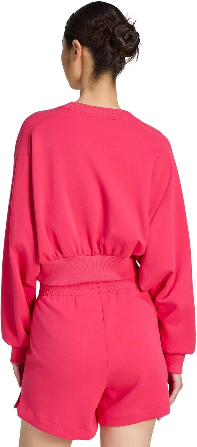 image:imageadidas Womens Soft Lux Loose SweatshirtPower Pink