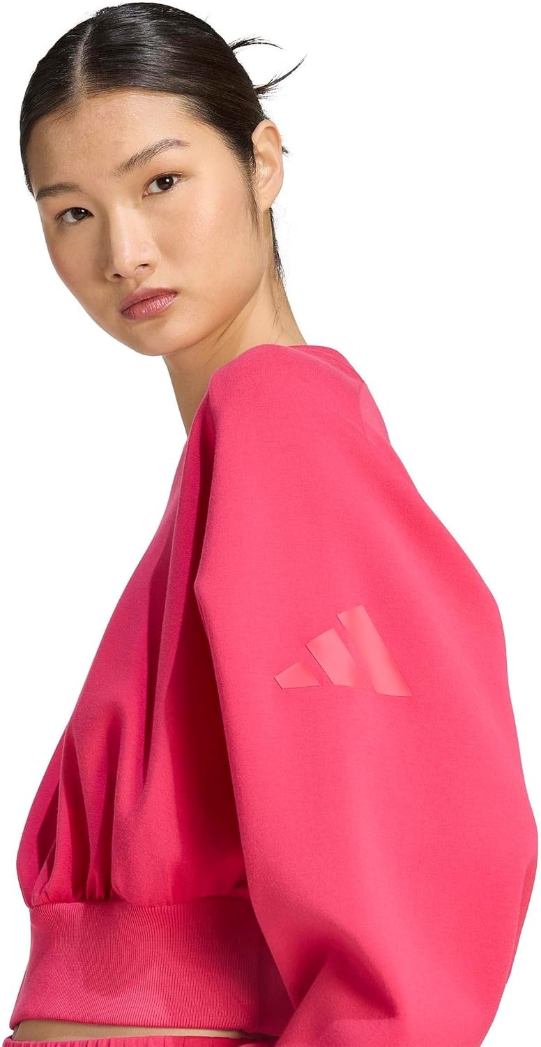 image:imageadidas Womens Soft Lux Loose SweatshirtPower Pink