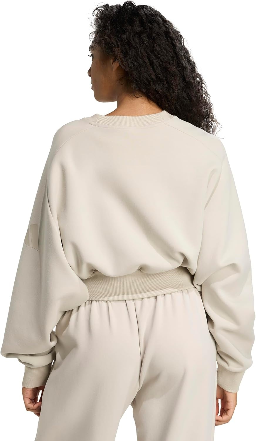 image:imageadidas Womens Soft Lux Loose SweatshirtWonder Alumina