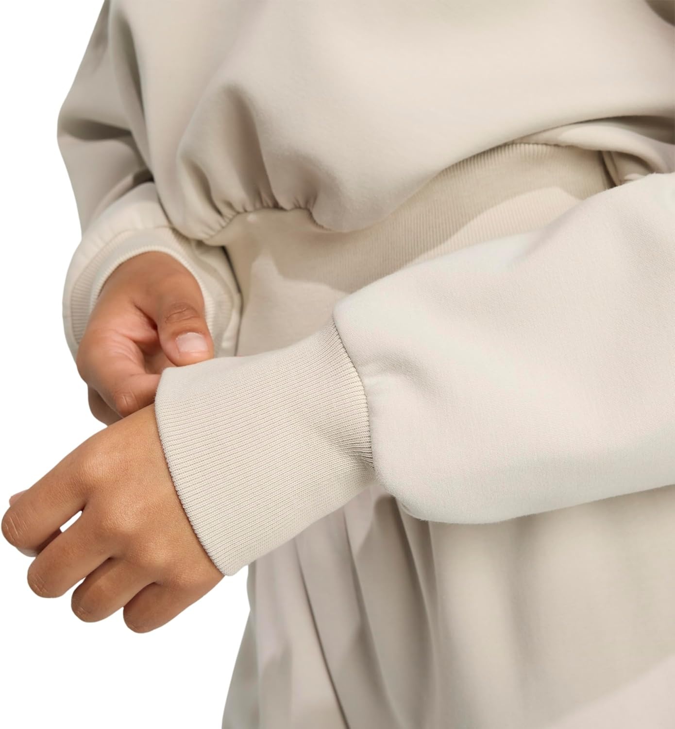 image:imageadidas Womens Soft Lux Loose SweatshirtWonder Alumina