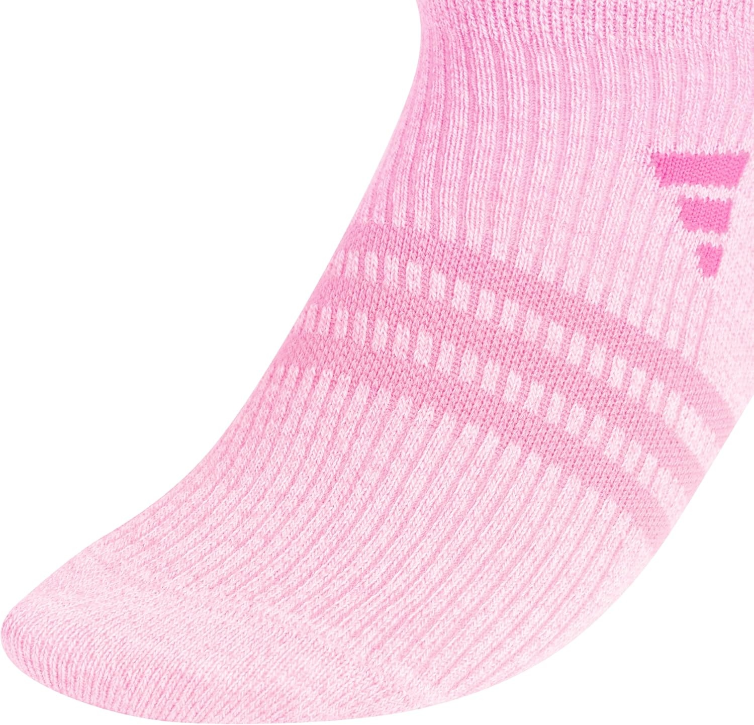 image:imageadidas Womens Superlite No Show Socks 6 Pairs Lightweight amp BreathableBliss PinkCrystal Sand BeigeSemi Green Spark3