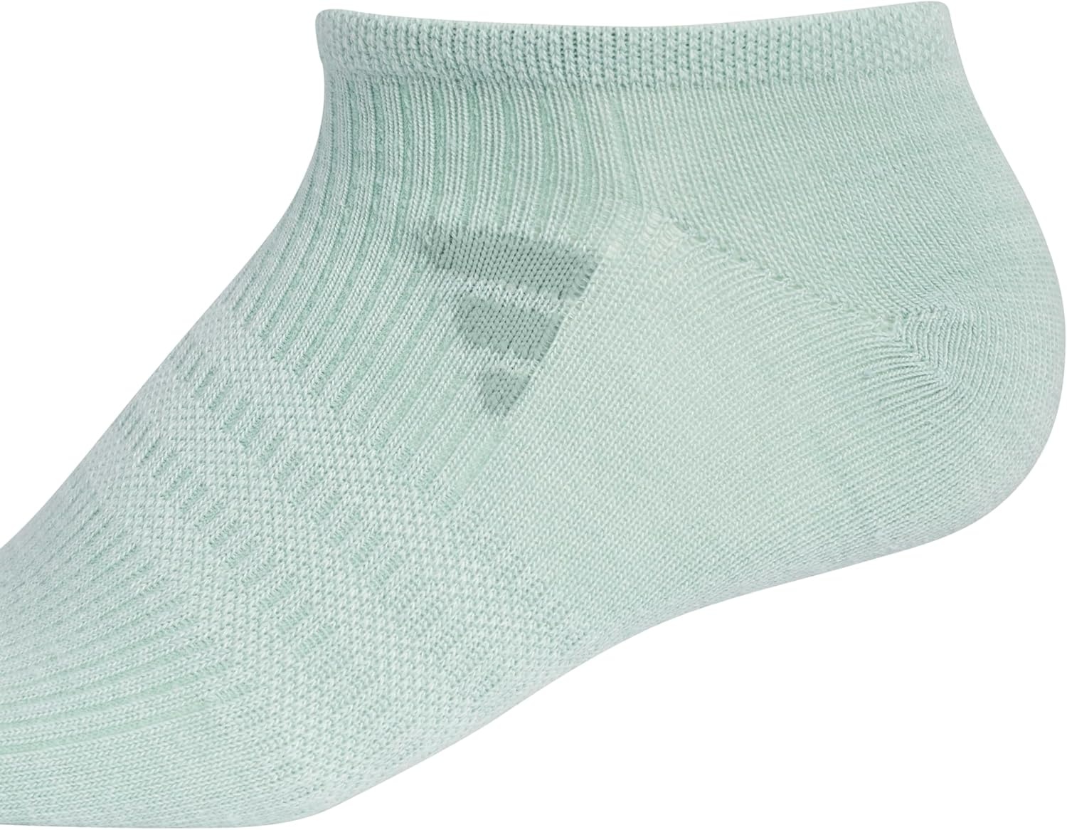 image:imageadidas Womens Superlite No Show Socks 6 Pairs Lightweight amp BreathableHazy GreenPreloved Ink BlueSemi Pink Spark3