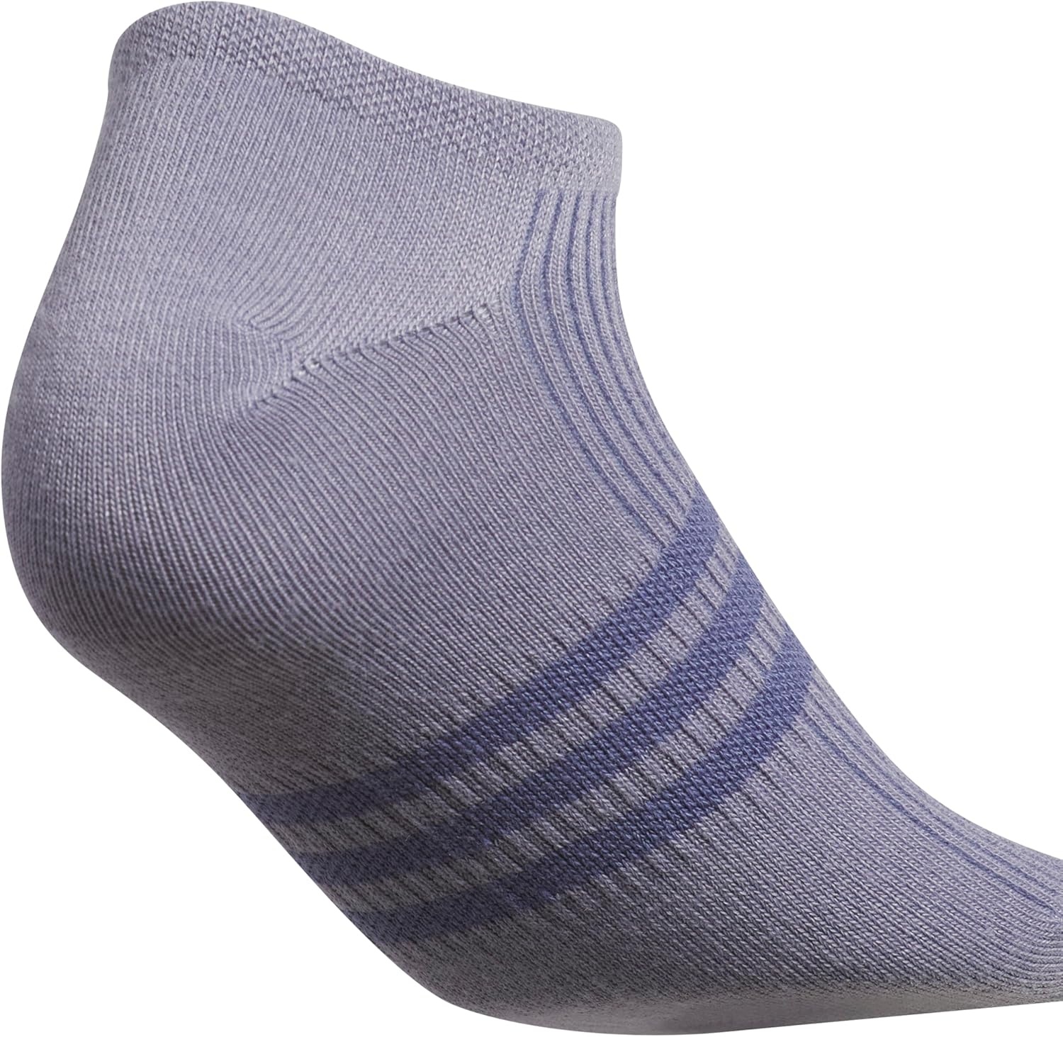 image:imageadidas Womens Superlite No Show Socks 6 Pairs Lightweight amp BreathableSlate GreyMagic Mauve PurpleCrystal Linen Beige3