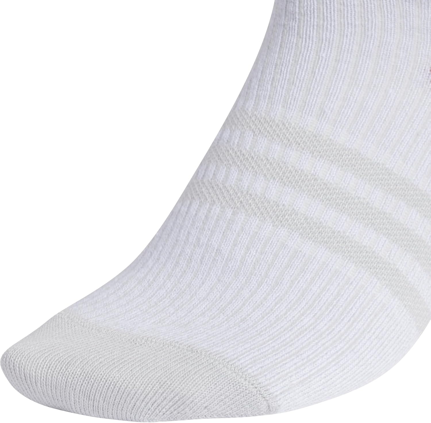 image:imageadidas Womens Superlite No Show Socks 6 Pairs Lightweight amp BreathableWhiteClear Onix GreyWarm Clay Pink3