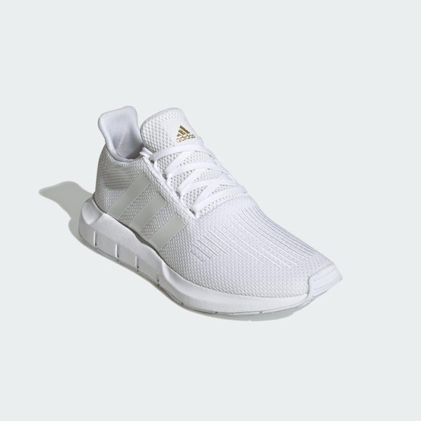image:imageadidas Womens Swift Run 10 ShoesWhiteWhiteGold Metallic