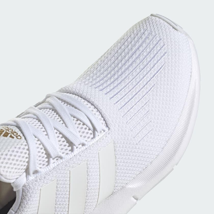 image:imageadidas Womens Swift Run 10 ShoesWhiteWhiteGold Metallic