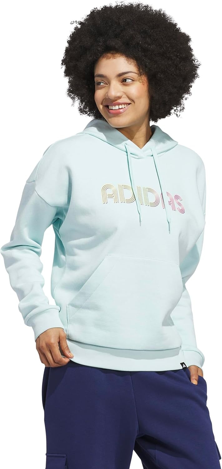 image:imageadidas Womens Wordmark Graphic HoodieHalo Mint