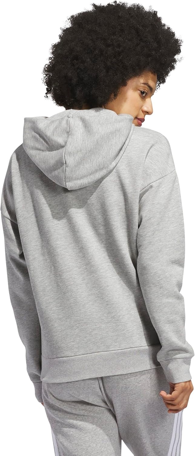 image:imageadidas Womens Wordmark Graphic HoodieMedium Grey Heather