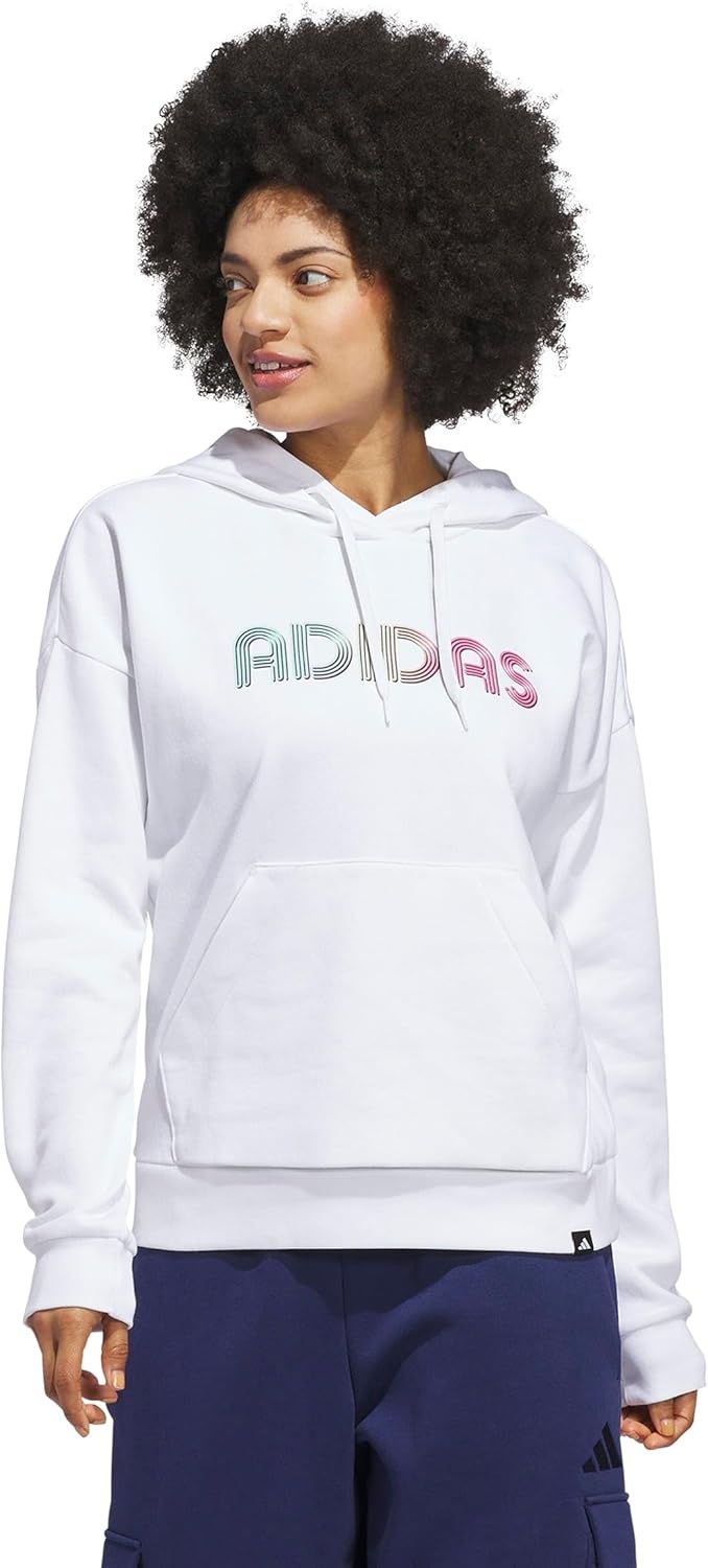 image:imageadidas Womens Wordmark Graphic HoodieWhite
