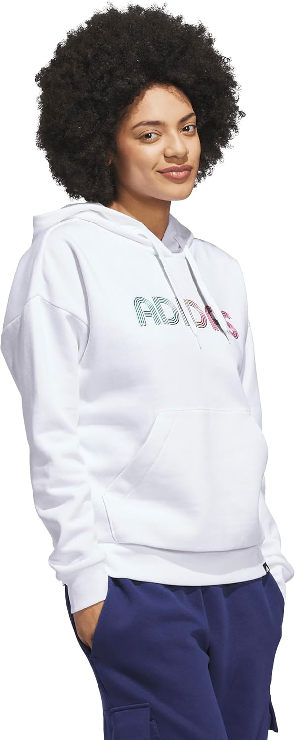 image:imageadidas Womens Wordmark Graphic HoodieWhite